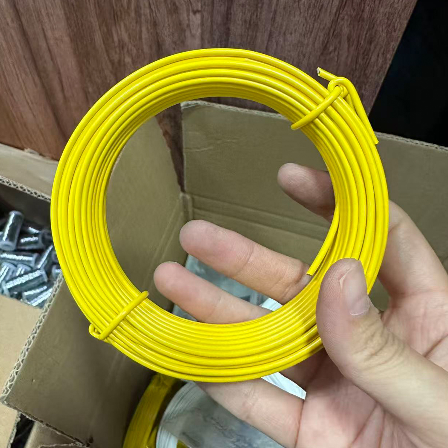 pvc coated small coil wire pvc coated small coil wire