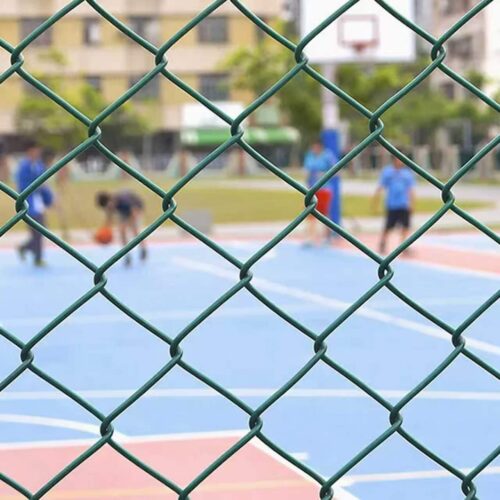 pvc chain link fence